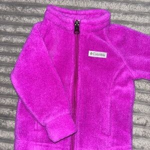 Columbia Magenta Fleece Jacket
